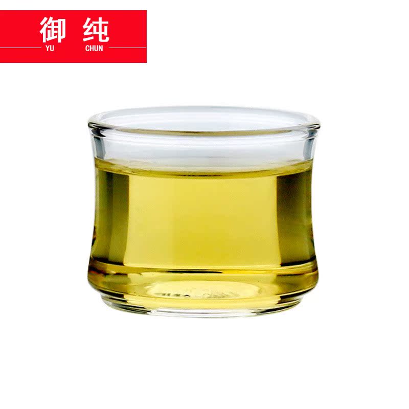 Royal pure glass cup suit high borosilicate glass kung fu tea set suit sample tea cup home 6 set