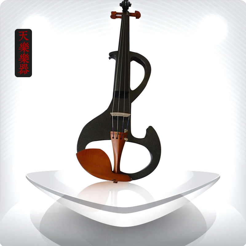 Ultra cool anti - S electric violin full - hand black electronic electric acoustic violin - jujube configuration excellent