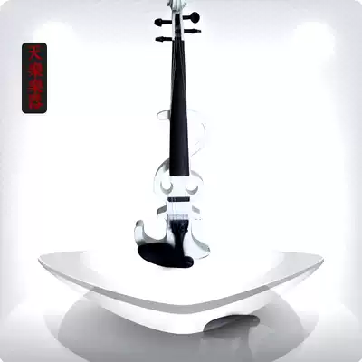 Factory direct sales handmade white electronic violin electric violin distribution white bow