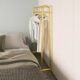 Compact 25cm Narrow Floor-Standing Coat Rack for Home Use, Minimalist Clothes Rack for Bedroom End or Bedside