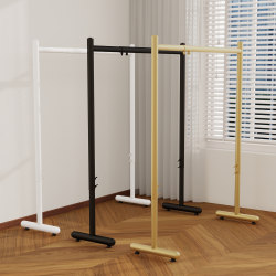 Floor-Standing Household Coat Rack That Does Not Take up Space, Stable and Non-Shaking, Adjustable and Telescopic for Indoor Living Room Use