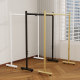 Floor-Standing Household Coat Rack That Does Not Take up Space, Stable and Non-Shaking, Adjustable and Telescopic for Indoor Living Room Use