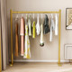 Household Clothes Rack, Balcony Drying Rack, Bedroom Simple Coat Rack, Floor-Standing Single-Pole Indoor Thickened Clothes Hanger