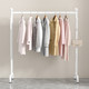 Household Retractable Clothes Rack, Dormitory Floor-Standing Clothes Drying Rod, Balcony Clothes Rack, Bedroom Adjustable Coat Rack