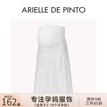 French ARIELLE DE PINTO maternity wear 2024 new autumn fashion high-waisted hip-covering cake skirt