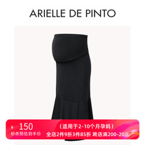 French ARIELLE DE PINTO maternity wear summer casual fashion knitted fishtail skirt irregular skirt