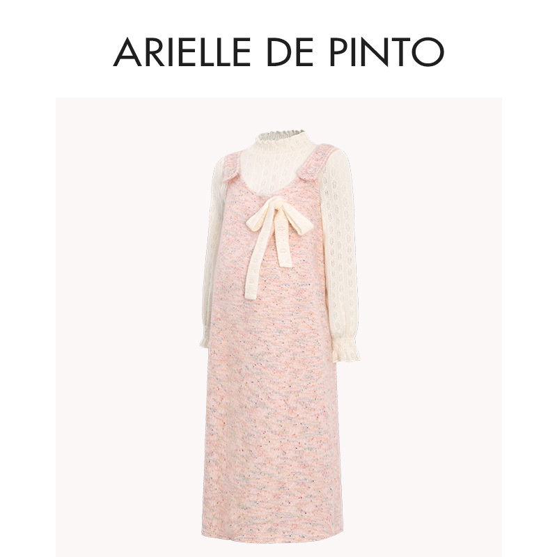 French Arielle De Pinto Maternity 2026 Autumn and Winter New Age-Reducing Suspender Skirt Lace Base Two-Piece Set French Arielle De Pinto Maternity 2026 Autumn and Winter New Age-Reducing Suspender Skirt Lace Base Two-Piece Set