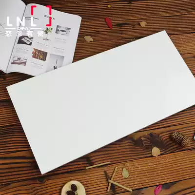 Nordic style pure white bright kitchen powder room wall tiles Glazed tiles Non-slip floor tiles White brick tiles 300x600