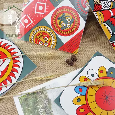 Thangka tile Indian antique brick 300 parquet color brick Retro flower tile Cement tile 200