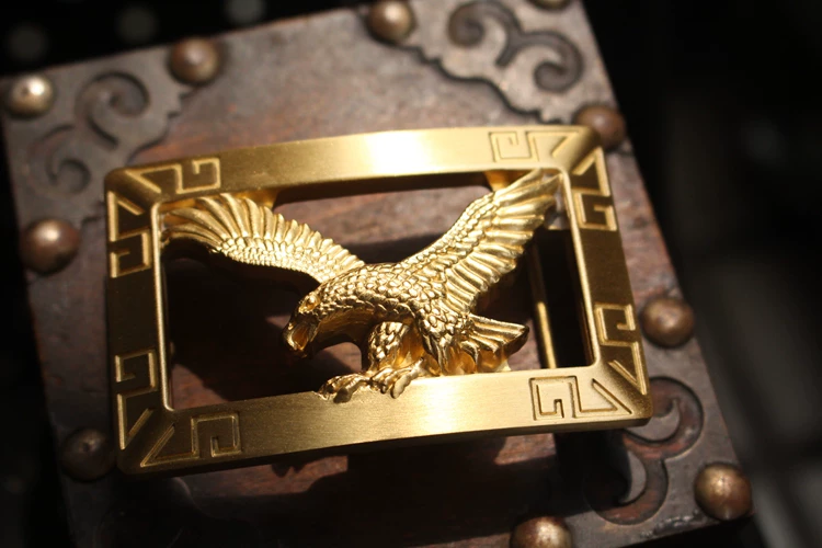 Brass copper belt handmade, buckle