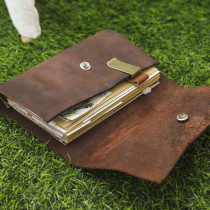 Customized cowhide retro hand book handmade old notebook leather binder diary travel album