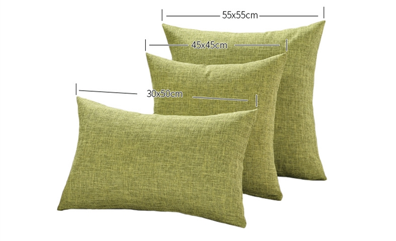 Mỹ dày linen pillowcase mà không cần core Bắc Âu hiện đại nhỏ gọn sofa phòng khách cao cấp đệm màu rắn