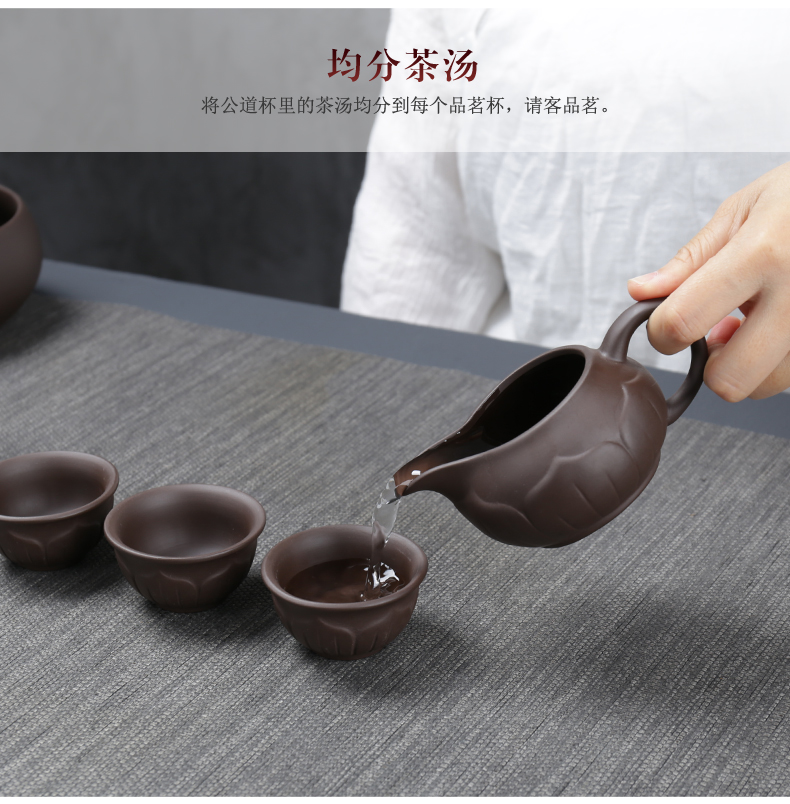 Tea set contracted household kung fu Tea set a complete set of Tea cups ceramic Tea pot 7-9 people fair keller of Tea set