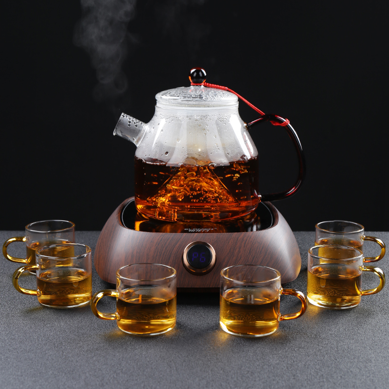 Steam boiling tea ware glass teapot tea steamer electrothermal electric TaoLu boiled tea stove black tea pu - erh tea, white tea teapot