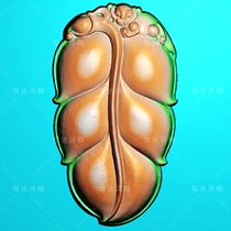 YE180 three-dimensional leaves leaf flowers leaf bean gourd jade carving figure relief picture jdp