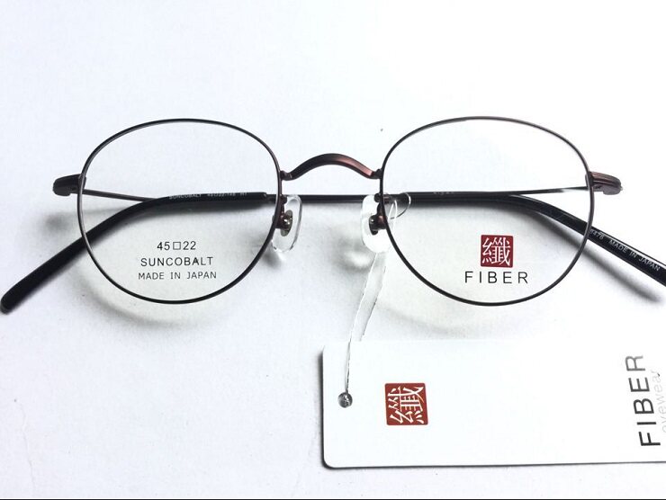 Japan original FIBER myopia eyeglass frame FIBER full frame frame can be equipped with myopia lenses 8476