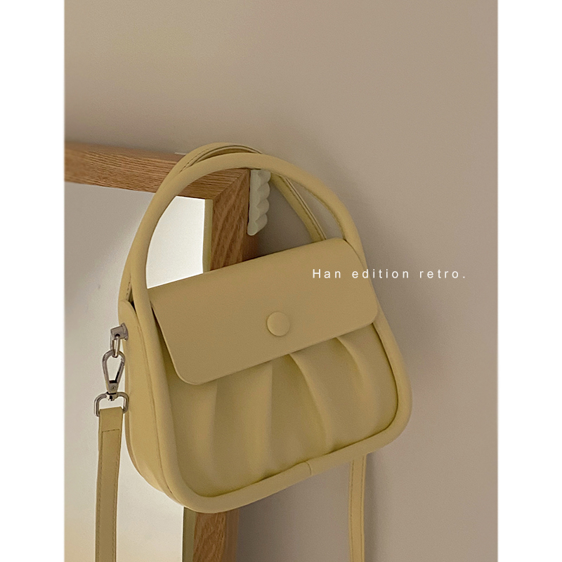 Yellowfold Hand bag female summer 2021 new pattern tide fashion Axillary bag French minority Versatile ins Inclined shoulder bag