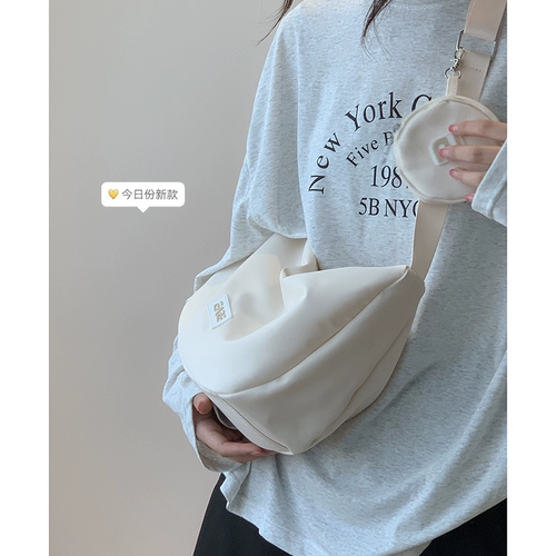 Нейлоновый летний шоппер, вместительная и большая сумка через плечо, коллекция 2022