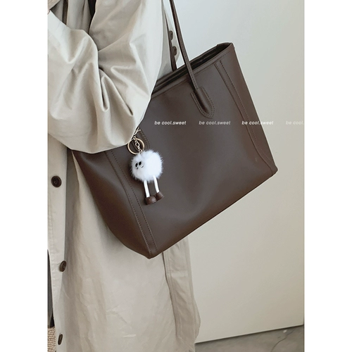 Вместительная и большая полиуретановая сумка, в корейском стиле, Южная Корея