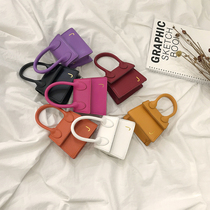 Mini small bag women 2019 new fashion retro Hand bag French niche bag bag shoulder cross body small square bag