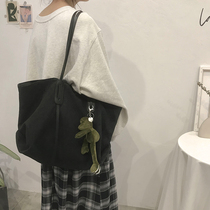 Canvas Bag Women 2020 New Fashion Joker ins One Shoulder Tote Bag Student Shopping Bag Large Capacity Bag