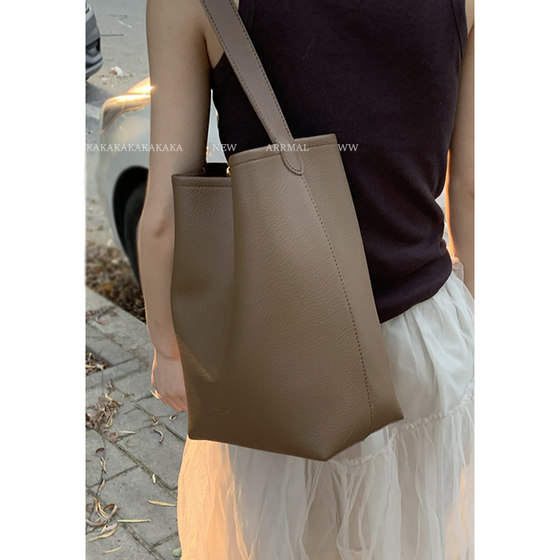 复古腋下包包女式2025新款潮时尚韩国水桶包百搭大容量单肩托特包