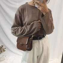 Crossbody bag women bag 2021 Spring New Tide retro fashion saddle bag