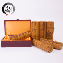Chinese learning bamboo slips custom three-character scripture disci Gui University bamboo slips wholesale blank bamboo slips wholesale factory price direct carving