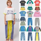 Брендовая летняя футболка с коротким рукавом для мальчиков, комплект для девочек, хлопковая толстовка, джинсы