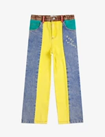 Желтые джинсовые джинсы