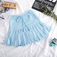 Голубая юбка для брюк