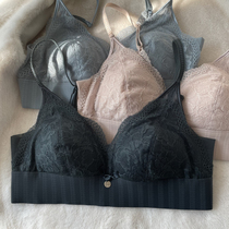 Xiangjia takes off from dusk Ladies underwear to create V-shaped chest bone line lace rimless bra 2021 new