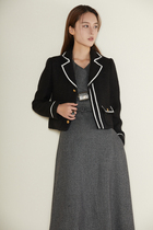 Very C advanced sensite Temperament Jacket 2022 new short and small subwhite female autumn jacket