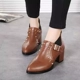 Giải phóng mã bị hỏng giày mùa đông đặc biệt cho trẻ em mùa đông giày boot nữ cổ thấp đế vuông