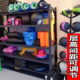 Gym Equipment Storage Rack, Personal Training Gadgets, Small Household Dumbbell Yoga Exercise Equipment Storage Rack 80cm