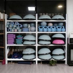 Gym Personal Trainer Small Equipment Storage Rack for Home Use Kettlebell Wave Ball Yoga Exercise Equipment Storage Rack