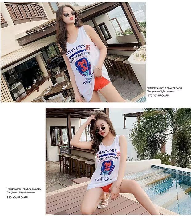 Quần lửng ống ngắn nữ kiểu dáng dây mảnh áo tắm nữ 2018 mới lưới đỏ hè ngọt ngào Hàn Quốc - Bộ đồ bơi hai mảnh áo bơi 2 mảnh