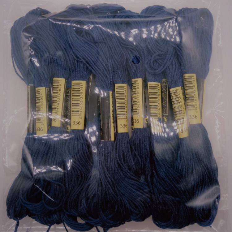 Cross stitch thread No 336 Embroidery thread 20 pieces 8 m pieces embroidery embroidery wiring repair thread Cross stitch insole