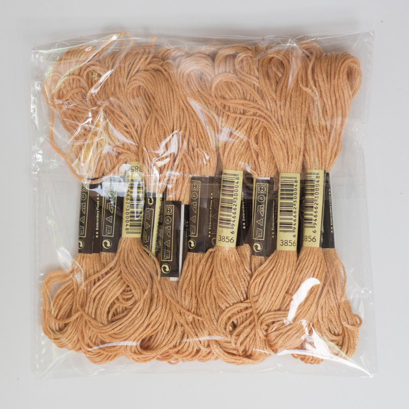 Cross-stitch thread 3856 embroidery thread 20 pieces 8 meters embroidery thread Embroidery wiring repair thread Cross-stitch insole line
