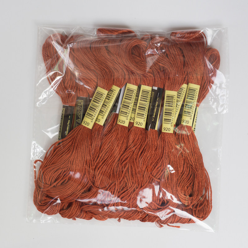 Cross stitch line 920 embroidered line 20 parts 8 m Embroidered line embroidered wiring rewire cross stitch insole line