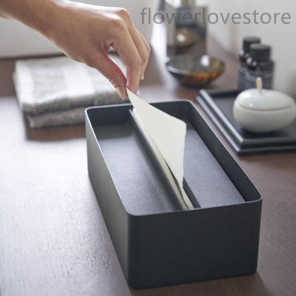 Japan Yamazaki Hotel Home Iron Lid Tissue Box Living Room Room Kitchen Bathroom Tissue Storage Box
