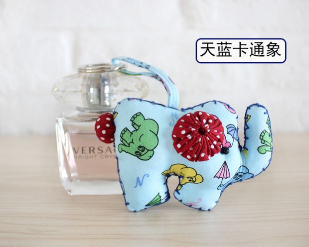 Tháng Mười Mới Authentic Bangkok Bangkok nantita Voi dễ thương Keychain Baby Baby Mặt dây chuyền Quà tặng - Trường hợp chính ví móc chìa khóa nữ