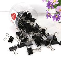 9324 Black 4 Ticket Clip 25 мм/48/цилиндр