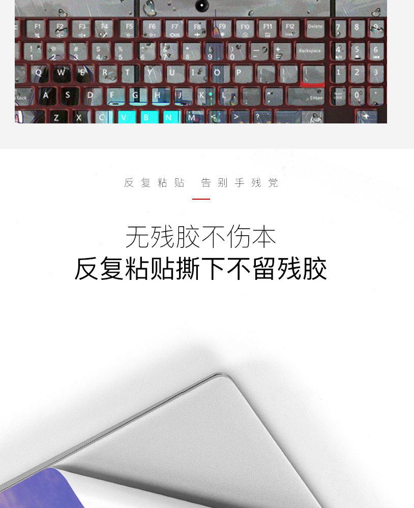[Chuyên] Lenovo Y7000 dán vị cứu tinh notebook phim vị cứu tinh R720 bao gồm tất cả y520 y700 bộ đầy đủ của màng vỏ 15,6-inch dán trang trí bảo vệ nam Y7000P - Phụ kiện máy tính xách tay miếng dán màn hình laptop