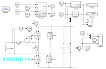 Single-phase totem column PFC staggered parallel totem single-phase rectifier dual closed-loop high power factor low THDI