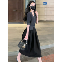 Fairys Misty Sister Light cooked Wind Feminine Dress Port Taste Vintage Chic Dress Lukewarm Superior Sensational Style Ambience Suit Summer