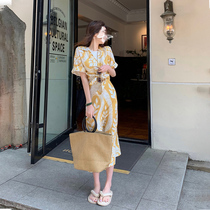 Eurocargo Net Red Little Fragrant name Yuanyuan High-end Superior Sense Little Foreign Dress Dress dress Skirt Suit Women Summer 2022