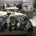 tối giản hiện đại tinh khiết tờ 60 bông của Mỹ cưới vải cotton Ai Cập sateen bông một gia đình bốn mô hình mô hình tấm lắp - Bộ đồ giường bốn mảnh chăn ga gối everon Bộ đồ giường bốn mảnh