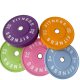 Barbell Plate Set Combination for Women's Home Fitness, Hip Thrust, Hip Bridge, Deadlift, Squat, Colorful Barbell Plates