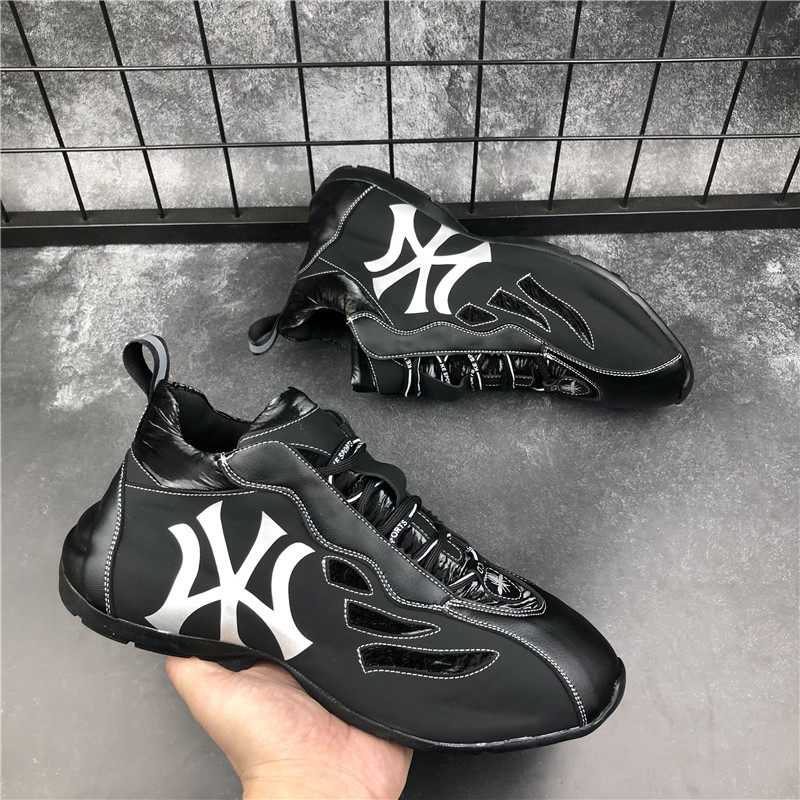 European station winter plus velvet high-top casual shoes warm hip-hop sneakers net red trend men's shoes fast hand same shoes